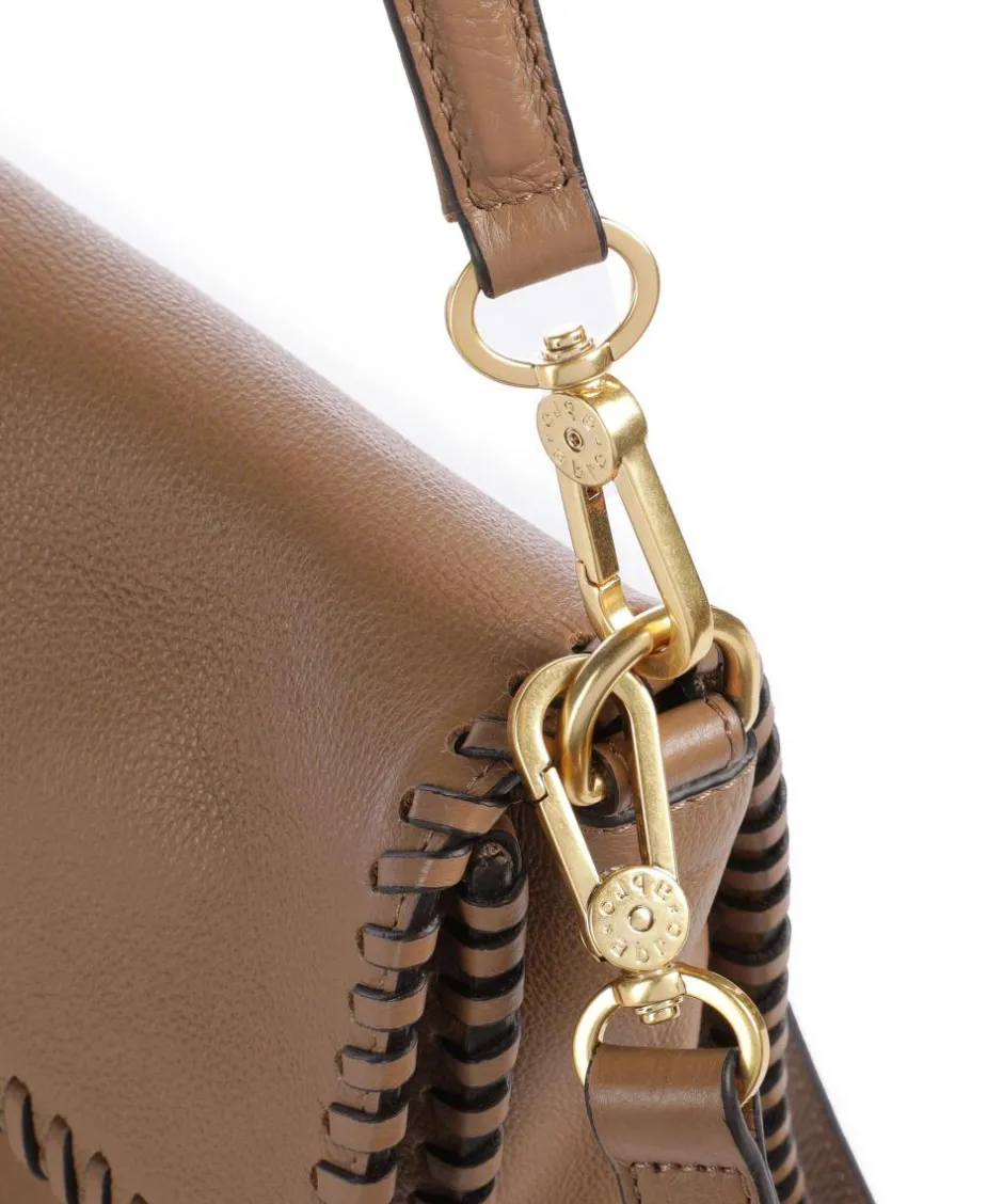 Abro Shoulder Bags|Crossbody Bags-Dalia Temi Stitch Shoulder bag grained leather