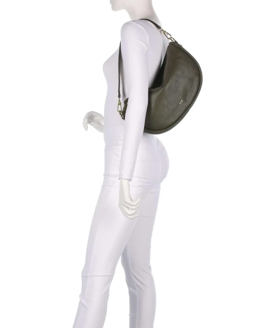 Abro Shoulder Bags|Hobo Bags-Dalia Willow Hobo bag grained leather