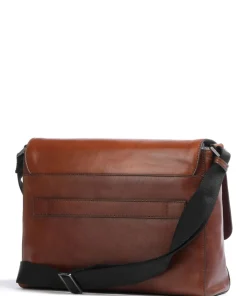 The Bridge Business- & Laptop Bags-Damiano Briefcase 14″ fine grain cow leather