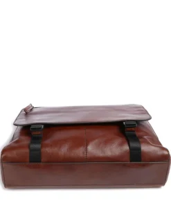 The Bridge Business- & Laptop Bags-Damiano Briefcase 14″ fine grain cow leather