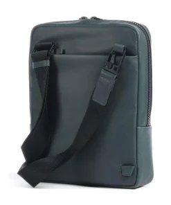 Piquadro Crossbody Bags-David Crossbody bag 10″ fine grain cow leather