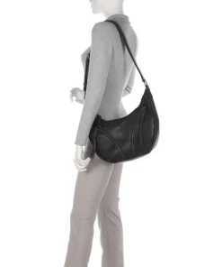 FredsBruder Shoulder Bags|Hobo Bags-Dear Hobo bag grained leather