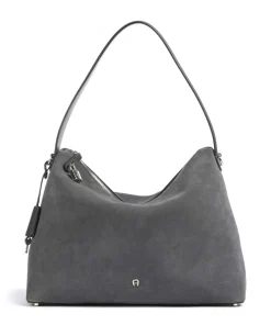 AIGNER Shoulder Bags|Hobo Bags-Delia L Hobo bag brushed leather