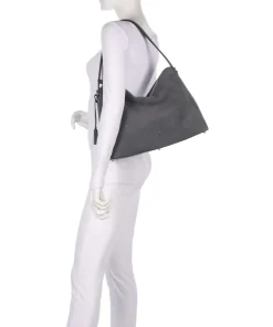 AIGNER Shoulder Bags|Hobo Bags-Delia L Hobo bag brushed leather