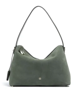 AIGNER Shoulder Bags|Hobo Bags-Delia M Hobo bag brushed leather