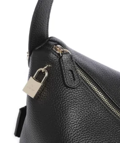 AIGNER Shoulder Bags|Hobo Bags-Delia M Hobo bag grained cow leather