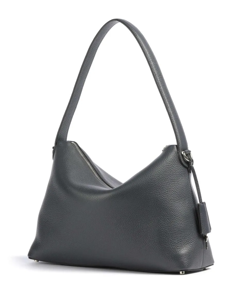 AIGNER Shoulder Bags|Hobo Bags-Delia M Hobo bag grained cow leather