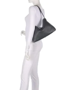AIGNER Shoulder Bags|Hobo Bags-Delia M Hobo bag grained cow leather