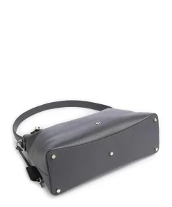 AIGNER Shoulder Bags|Hobo Bags-Delia M Hobo bag grained cow leather