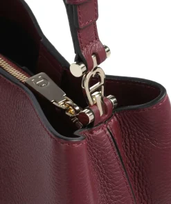 AIGNER Shoulder Bags|Hobo Bags-Delia S Bucket bag grained cow leather
