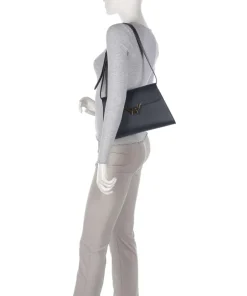 Coccinelle Shoulder Bags-Dew Shoulder bag grained leather