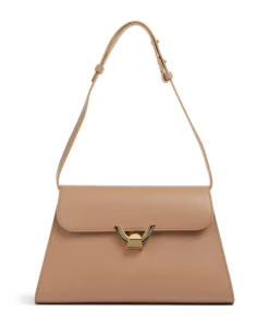 Coccinelle Shoulder Bags-Dew Shoulder bag grained leather