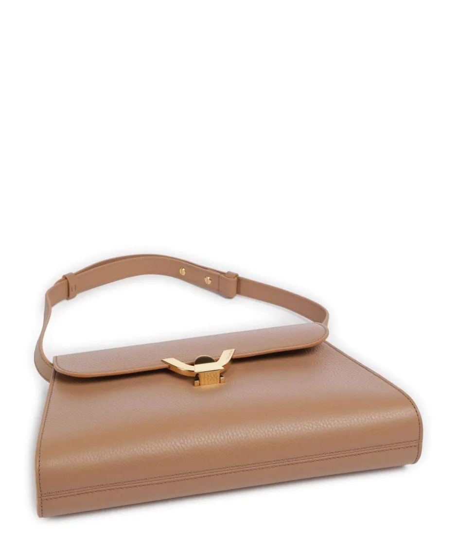 Coccinelle Shoulder Bags-Dew Shoulder bag grained leather