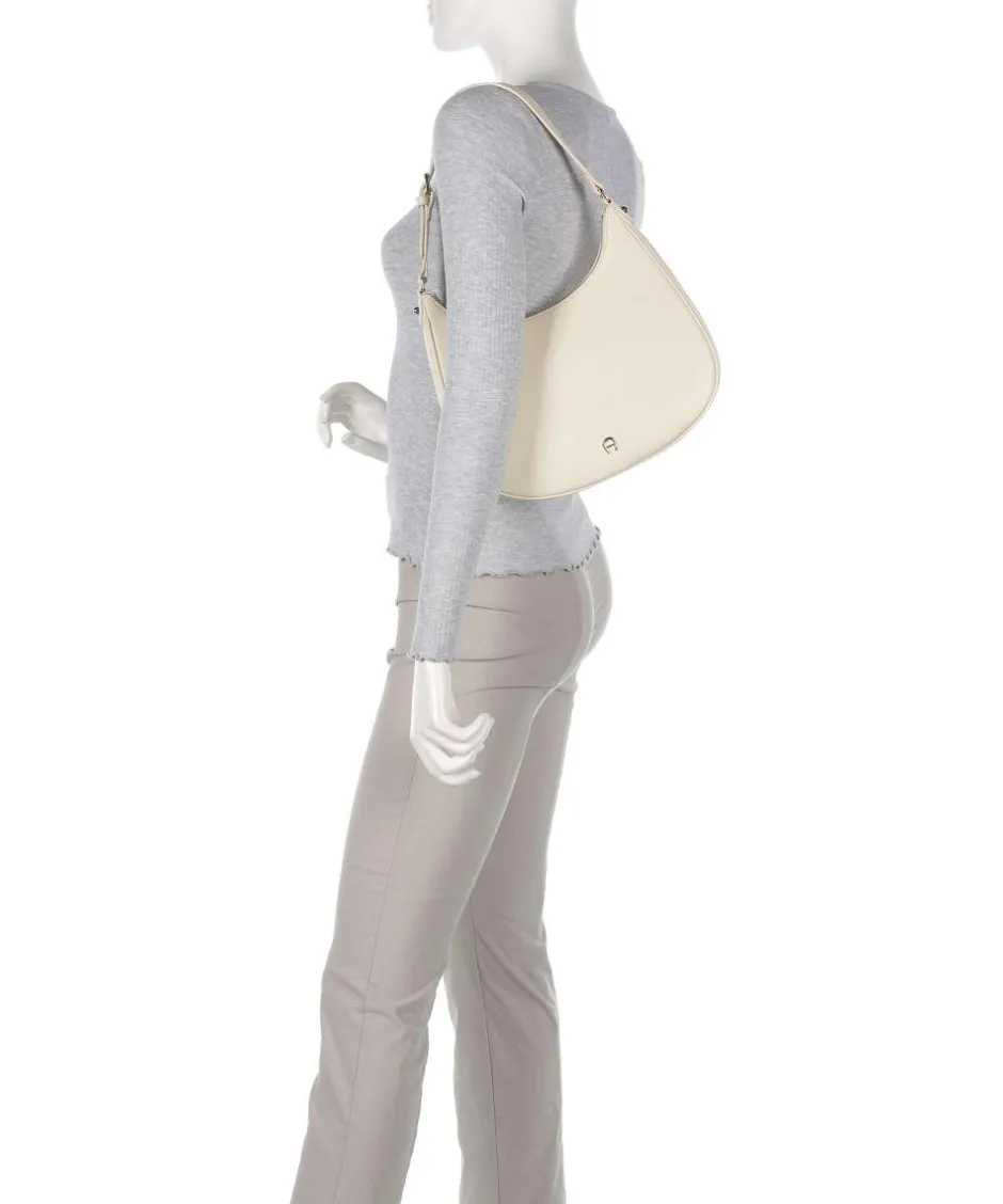 AIGNER Shoulder Bags|Hobo Bags-Diadora M Hobo bag grained cow leather