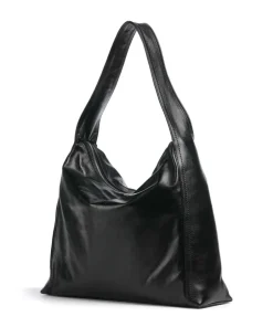 Abro Shoulder Bags|Hobo Bags-Dioniso Amber Hobo bag fine grain leather