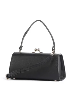 Vivienne Westwood Handbags|Crossbody Bags-Doll Frame Saffiano XL Handbag imitation leather
