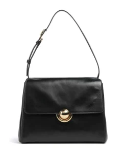 Furla Shoulder Bags-Domus S Shoulder bag fine grain leather