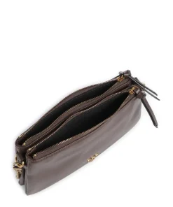 Pinko Shoulder Bags|Crossbody Bags-Double Mini Shoulder bag softly grained calfskin