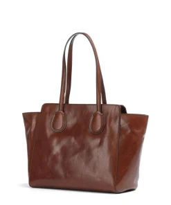 The Bridge Shoulder Bags-Elettra Shoulder bag fine grain cow leather