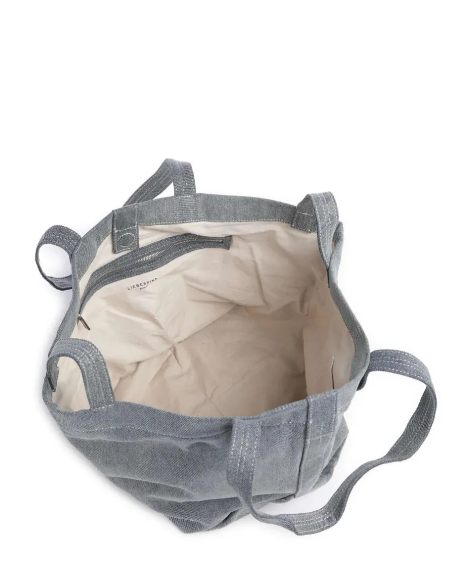 Liebeskind Tote Bags-Elvira Denim M Tote bag canvas