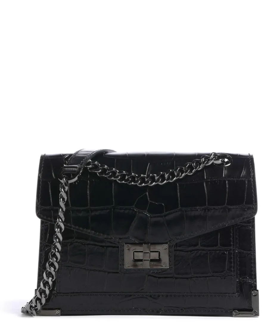 The Kooples Clutch & Evening Bags|Shoulder Bags-Emily Shoulder bag embossed cow leather