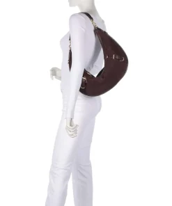 Les Visionnaires Shoulder Bags|Hobo Bags-Enya Cozy Hobo bag brushed leather