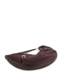 Les Visionnaires Shoulder Bags|Hobo Bags-Enya Cozy Hobo bag brushed leather