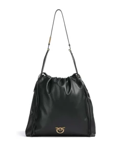 Pinko Shoulder Bags|Hobo Bags-Extra Slouchy Bucket bag fine grain cow leather