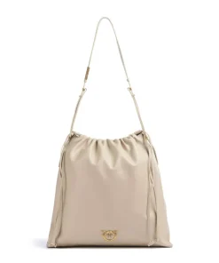Pinko Shoulder Bags|Hobo Bags-Extra Slouchy Bucket bag fine grain cow leather