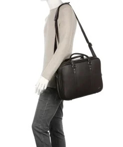 Vocier Business- & Laptop Bags-F26 Legacy Briefcase 15″ leather