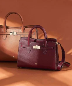 AIGNER Handbags-Farah M Handbag grained cow leather