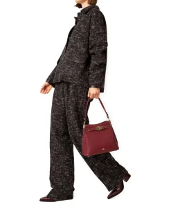AIGNER Shoulder Bags|Hobo Bags-Farah M Hobo bag grained cow leather