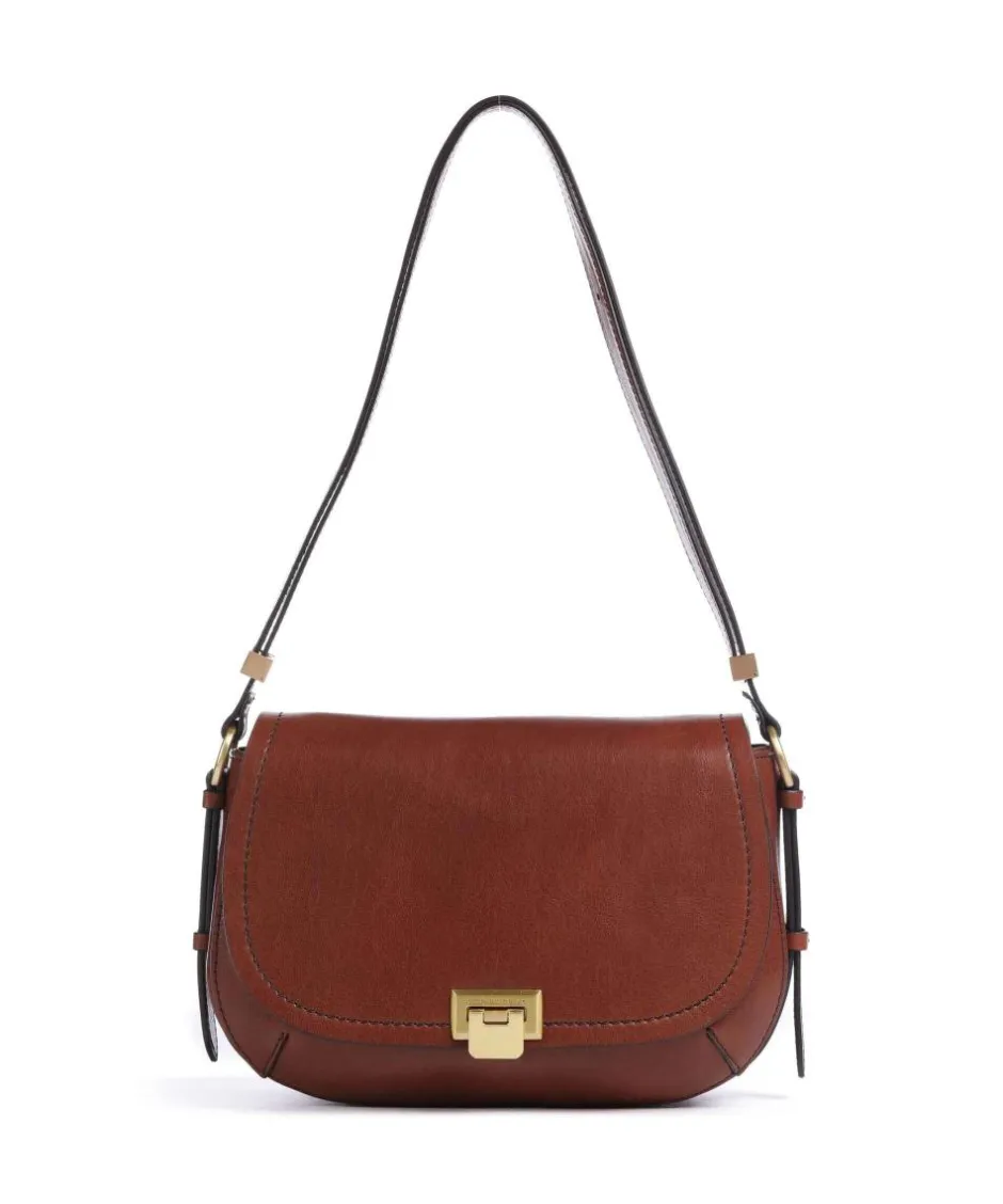 The Bridge Shoulder Bags|Crossbody Bags-Federica Shoulder bag fine grain cow leather