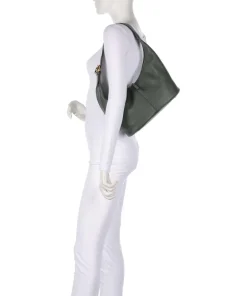 Coccinelle Shoulder Bags|Hobo Bags-Fernanda Hobo bag grained cow leather