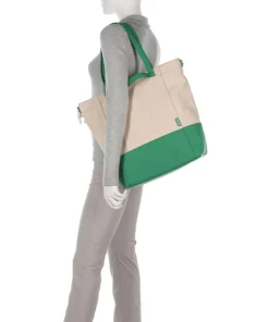 Zwei Tote Bags-Fiorella FI200 Tote bag imitation leather, canvas
