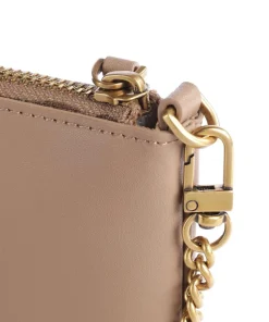 Pinko Clutch & Evening Bags|Crossbody Bags-Flat Classic Crossbody bag fine grain cow leather