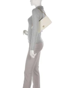 Pinko Clutch & Evening Bags|Shoulder Bags-Flat Horizontal Shoulder bag fine grain cow leather