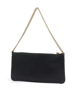 Pinko Clutch & Evening Bags|Shoulder Bags-Flat Horizontal Shoulder bag fine grain cow leather