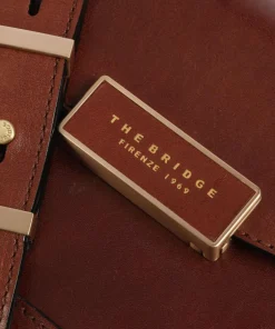 The Bridge Shoulder Bags-Ginevra Shoulder bag fine grain cow leather