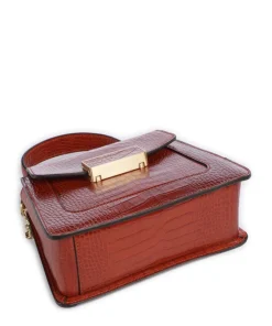 The Bridge Handbags|Crossbody Bags-Ginevra Wow Crossbody bag embossed cow leather