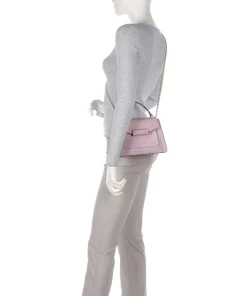 The Bridge Handbags|Crossbody Bags-Ginevra Wow Crossbody bag embossed cow leather