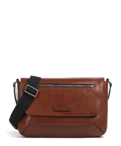 The Bridge Business- & Laptop Bags|Crossbody Bags-Giulio Messenger bag fine grain cow leather