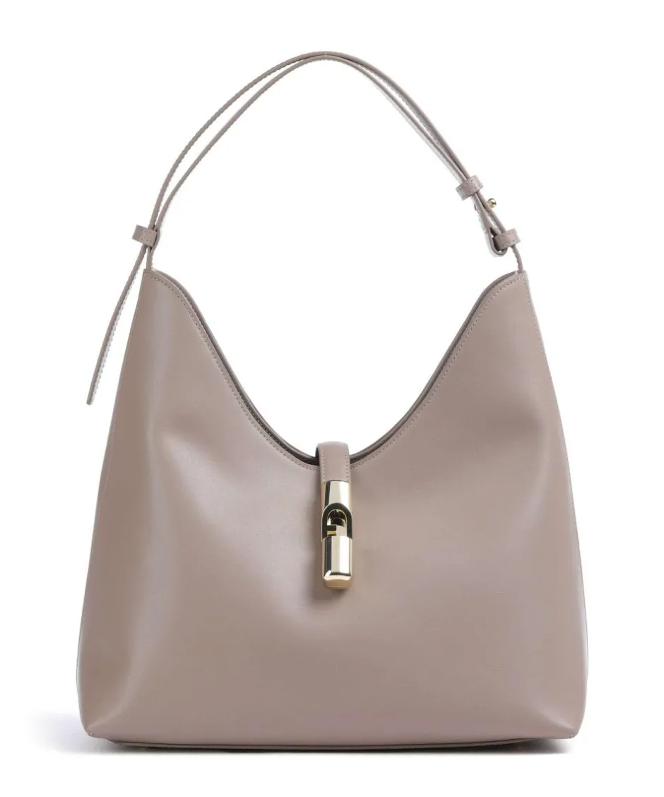 Furla Shoulder Bags|Hobo Bags-Goccia M Hobo bag softly grained calfskin