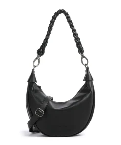 FredsBruder Shoulder Bags|Hobo Bags-Good Vibes Only Hobo bag grained leather