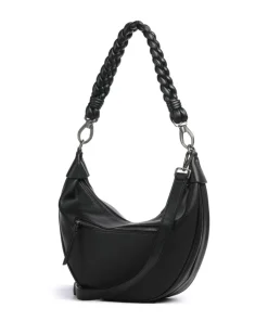 FredsBruder Shoulder Bags|Hobo Bags-Good Vibes Only Hobo bag grained leather