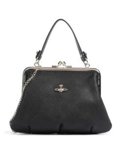 Vivienne Westwood Handbags|Crossbody Bags-Granny Frame Saffiano Crossbody bag saffiano cow leather