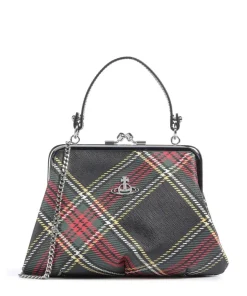Vivienne Westwood Handbags|Crossbody Bags-Granny Frame Saffiano Printed Handbag imitation leather