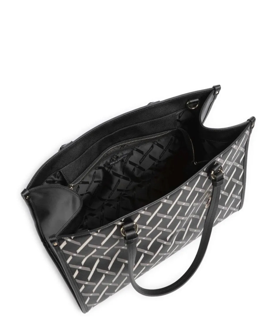 Armani Exchange Tote Bags-Gynger Logo Tote bag imitation leather