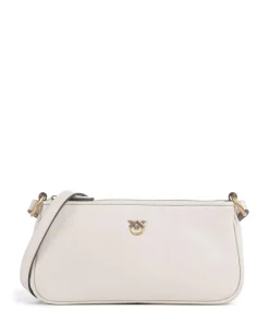 Pinko Crossbody Bags-Half Moon Mini Crossbody bag softly grained calfskin