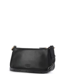 Pinko Crossbody Bags-Half Moon Mini Crossbody bag softly grained calfskin